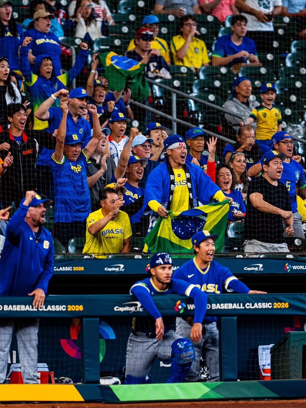 WBC2026 ヒューストン ダイキン・パークでブラジル代表を応援する福田